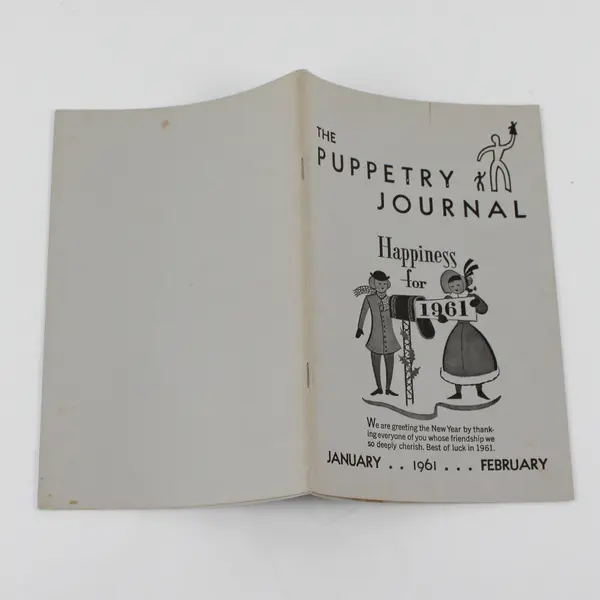 Vintage Puppetry Journal 1961 January/February Vol 12 No 4 Good Condition