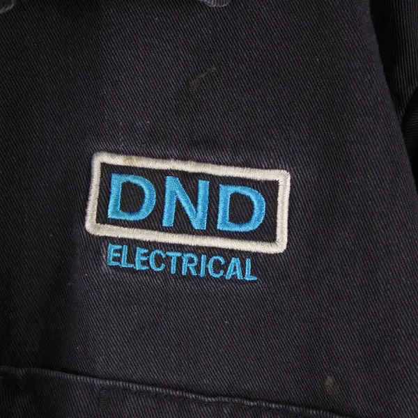 Bulwark Men's XL Long Flame Resistant Navy Blue Heavy Weight Collared Button Up 