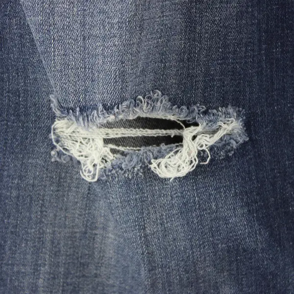 Lucky Brand Men's 38x30 Blue 121 Slim Straight Distressed Denim Jeans