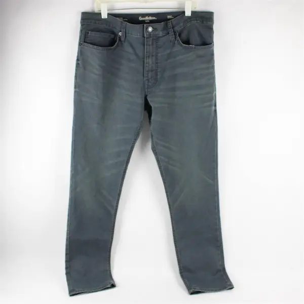 Goodfellow & Co Men's 38x32 Blue Gray Total Flex Skinny Stretch Denim Jeans