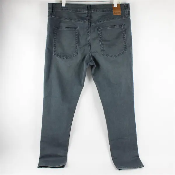 Goodfellow & Co Men's 38x32 Blue Gray Total Flex Skinny Stretch Denim Jeans