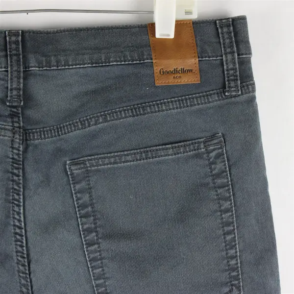 Goodfellow & Co Men's 38x32 Blue Gray Total Flex Skinny Stretch Denim Jeans