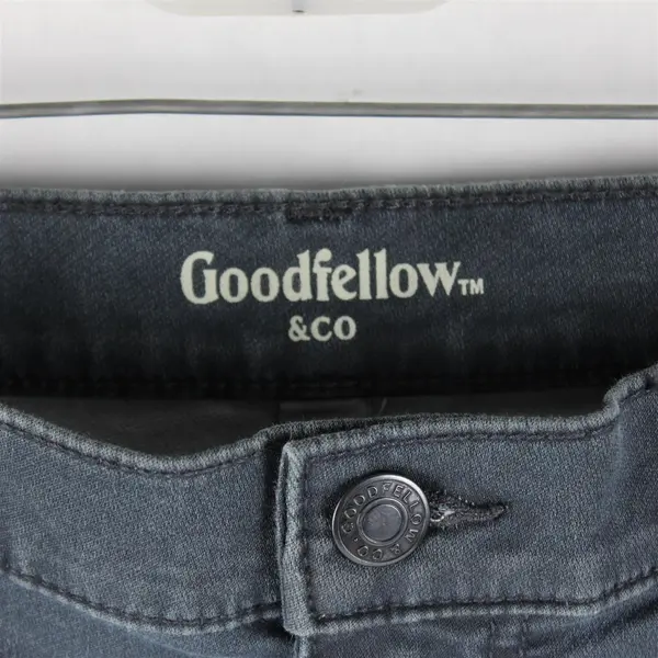 Goodfellow & Co Men's 38x32 Blue Gray Total Flex Skinny Stretch Denim Jeans