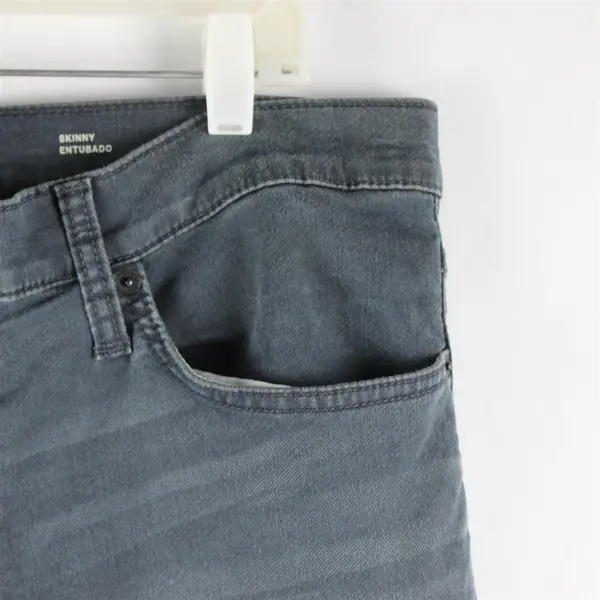 Goodfellow & Co Men's 38x32 Blue Gray Total Flex Skinny Stretch Denim Jeans