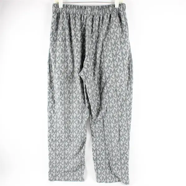 Michael Kors Men's M Gray Loungewear Logo Pull-On Pajama Sleepwear Pants 