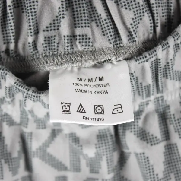 Michael Kors Men's M Gray Loungewear Logo Pull-On Pajama Sleepwear Pants 