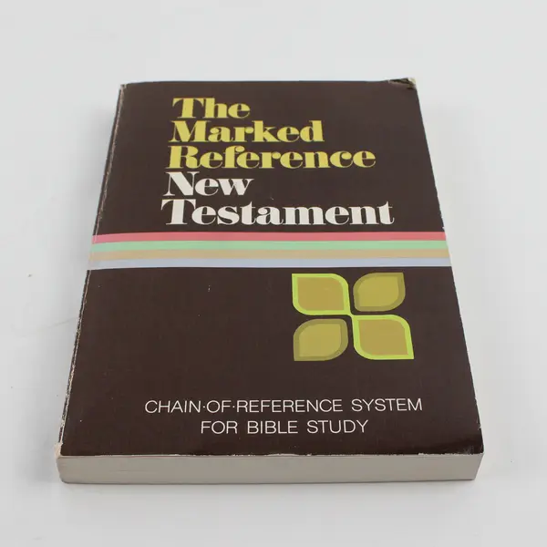 Vintage 1983 PB The Marked Reference New Testament Marked by J. Gilchrist Lawson