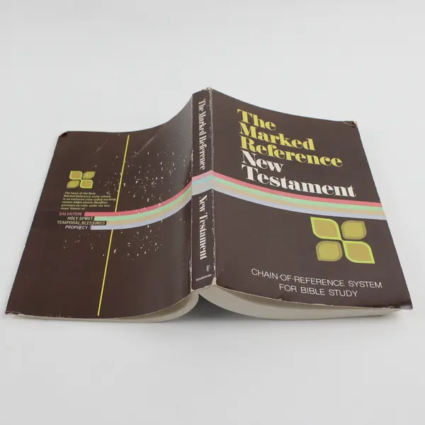 Vintage 1983 PB The Marked Reference New Testament Marked by J. Gilchrist Lawson