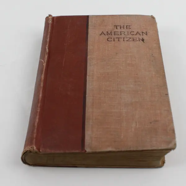 Antique Book The American Citizen by Charles F Dole Hardcover 1901 Acceptable 