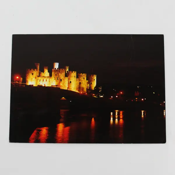 Lot Of 3 Vintage Gwynedd Wales Castle Postcards Caernarfon Conway