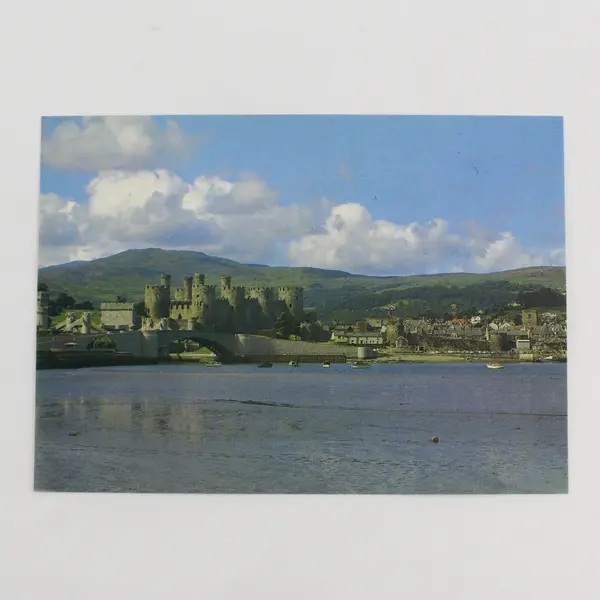 Lot Of 3 Vintage Gwynedd Wales Castle Postcards Caernarfon Conway