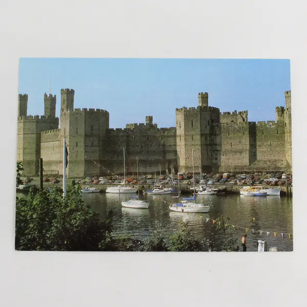 Lot Of 3 Vintage Gwynedd Wales Castle Postcards Caernarfon Conway