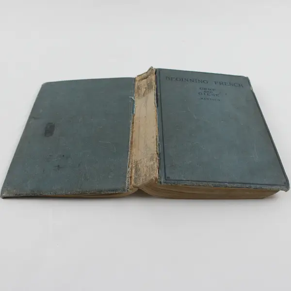 Antique Book Beginning French Barry Cerf & W F Giese 1924 HC Revised Edition