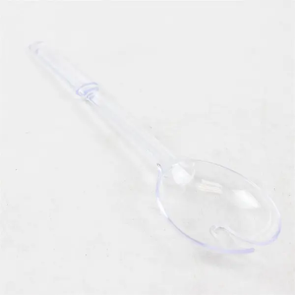 Lot of 9 Plastic Serving Utensils Set - Spoons, Slotted Spoon & 2 Tongs