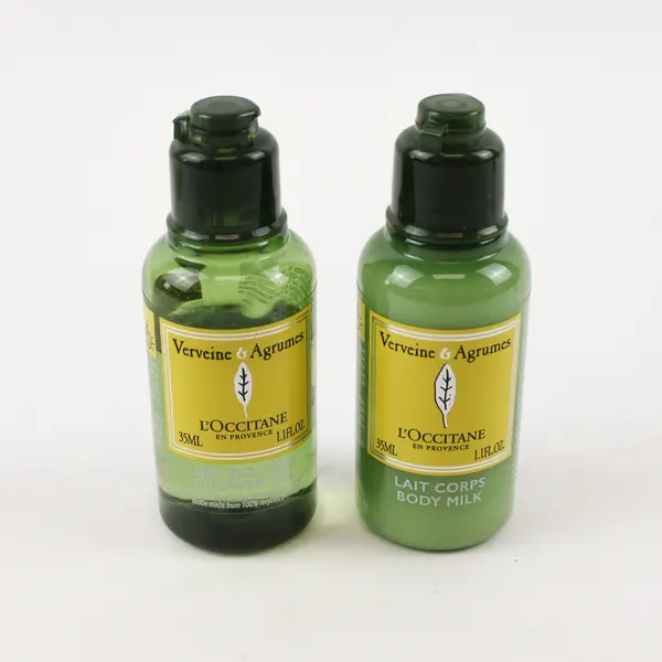 Lot Of 4 L'Occitane Verveine 30ML (Body Milk, Lotion, Shower Gel, Soap Bar)