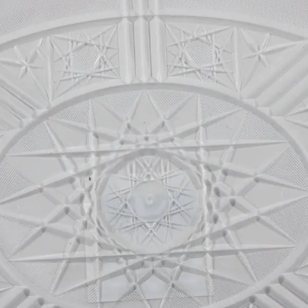 Set of 3 Crystal-Look Plastic Serving Trays 13.25x9.5in New