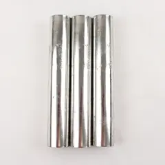 Lot Of 3 Ateco Matching 924 Stainless Steel Cannoli Form Mold Tubes 5.75" Long