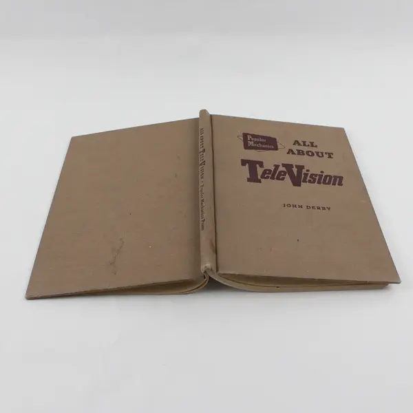 Popular Mechanics All About TeleVision by John Derby 1952 HC 1st Ed No DJ