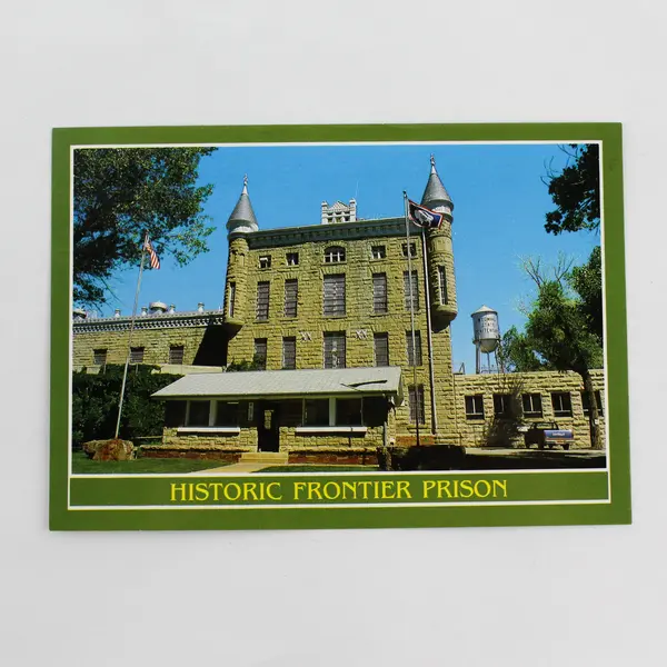 Lot Of 2 VTG Wyoming Postcards Devils' Tower Monument Historic Frontier Prison 