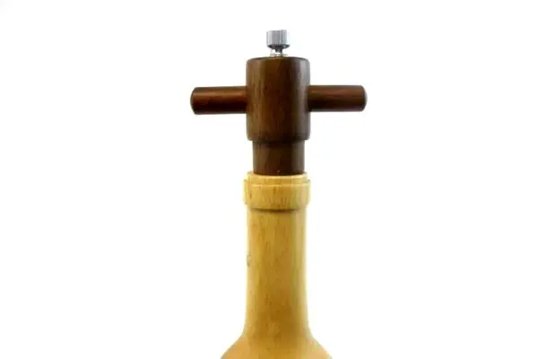 1970 Olde Thompson chateau Bordeaux Wood Wine Bottle Pepper Mill
