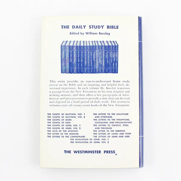 Vintage Daily Study Bible Series The Acts Of The Apostles 1955 HC DJ Good