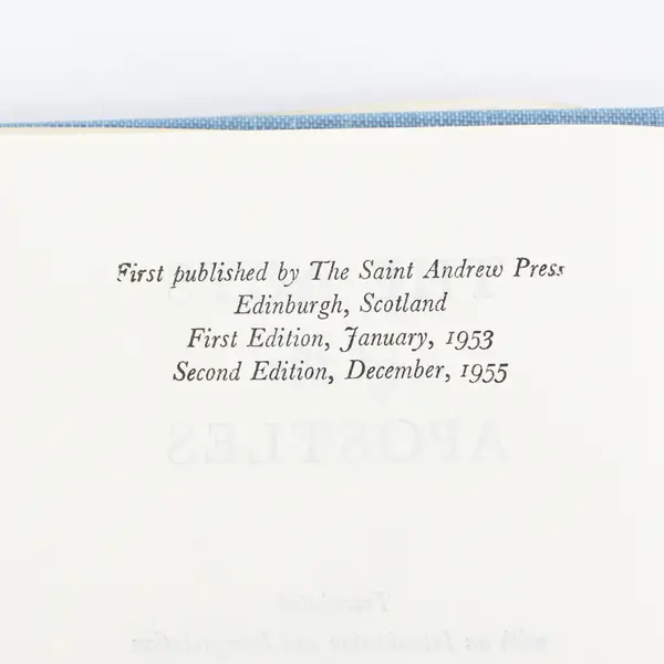 Vintage Daily Study Bible Series The Acts Of The Apostles 1955 HC DJ Good