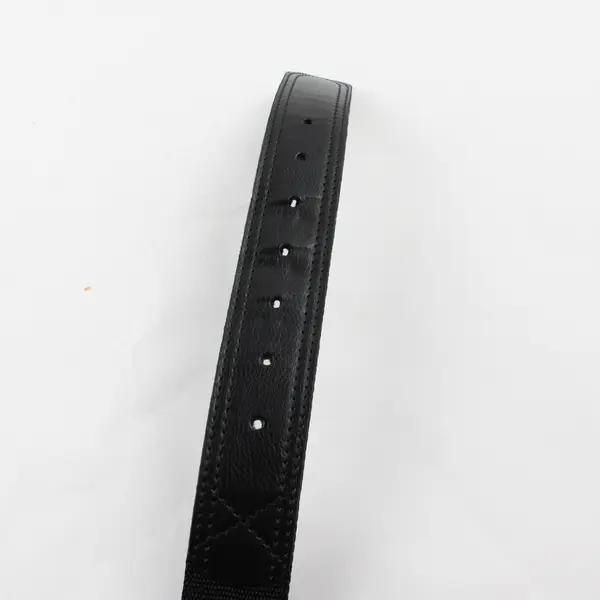 Dickies Men's Size 42 Black Synthetic Leather Trim & Leather Lining Work Belt