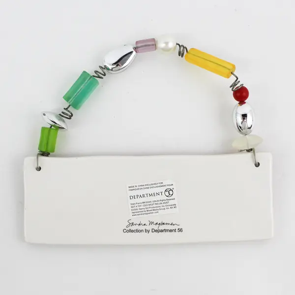 Dept 56 Sandra Magsamen Ceramic Plaque My Grandmother Is An Angel In Disguise