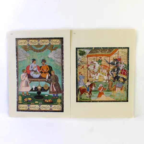 Early Mughal Painting Lalit Kala Portfolio No. 40 - 6 Plates Art Prints