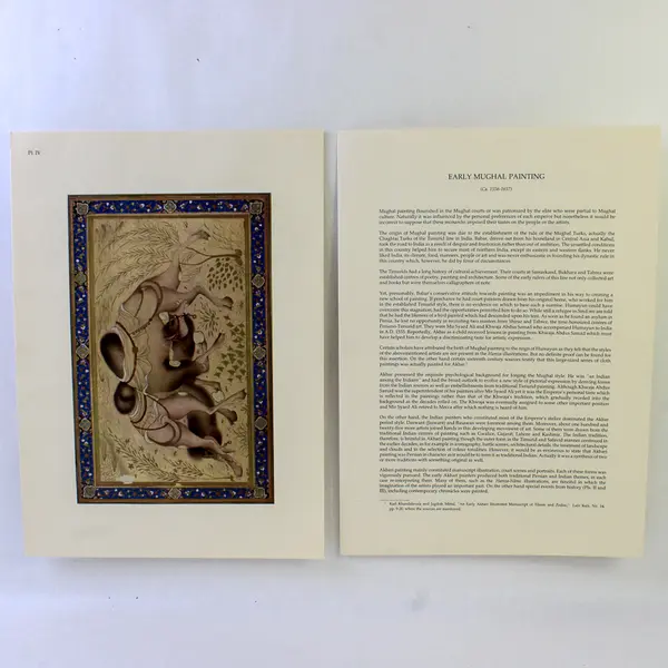 Early Mughal Painting Lalit Kala Portfolio No. 40 - 6 Plates Art Prints
