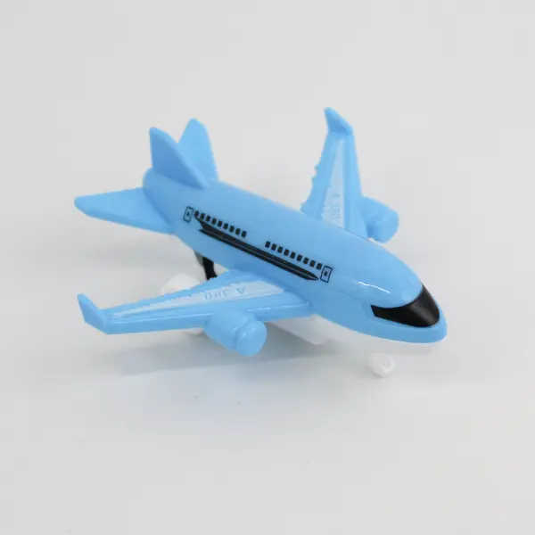 Lot of 4 Plastic Toy Trucks & Airplane 2 Yellow 1 White