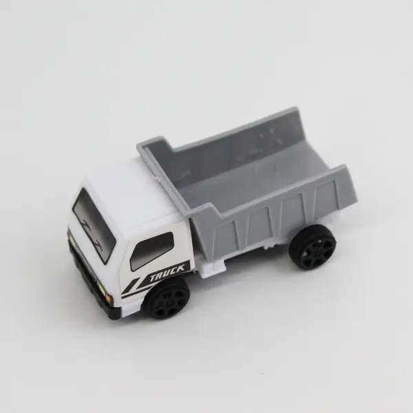 Lot of 4 Plastic Toy Trucks & Airplane 2 Yellow 1 White