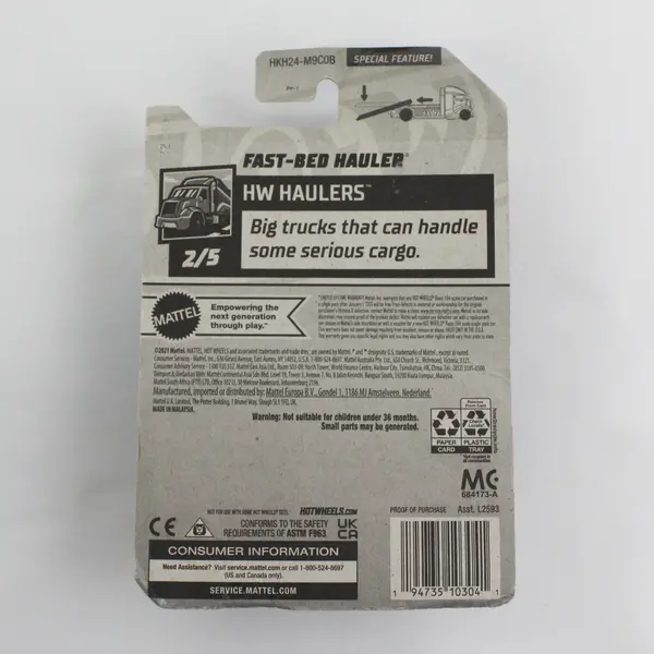 Hot Wheels Fast-Bed Hauler 2013 Speed Shop Diecast Truck - New