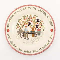 Enesco "The Spirit Of Folk" By Carol Endres 1997 Decorative Plate 10.75"