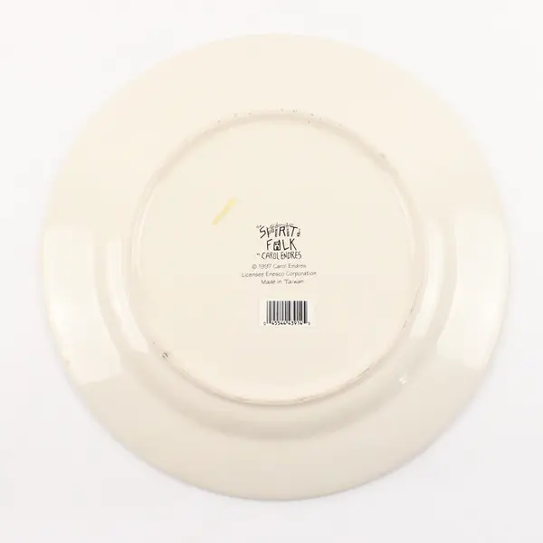 Enesco "The Spirit Of Folk" By Carol Endres 1997 Decorative Plate 10.75"