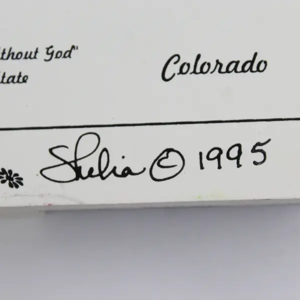 1995 Vintage Wood Dragon Shelf Sitter House Denver CO Folk Art