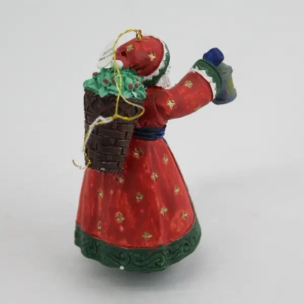 Santa Claus with Lantern Ornament 3.5" Christmas Holiday Collectible