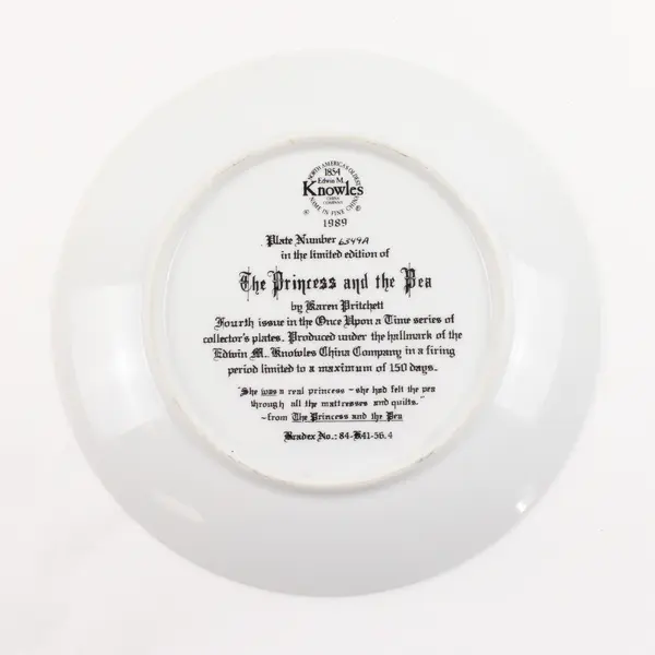 Knowles "The Princess And The Pea" By Karen Pritchett Decorative Plate 