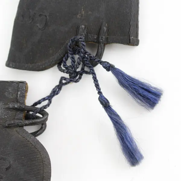 Vintage Candee Black Doll Boots