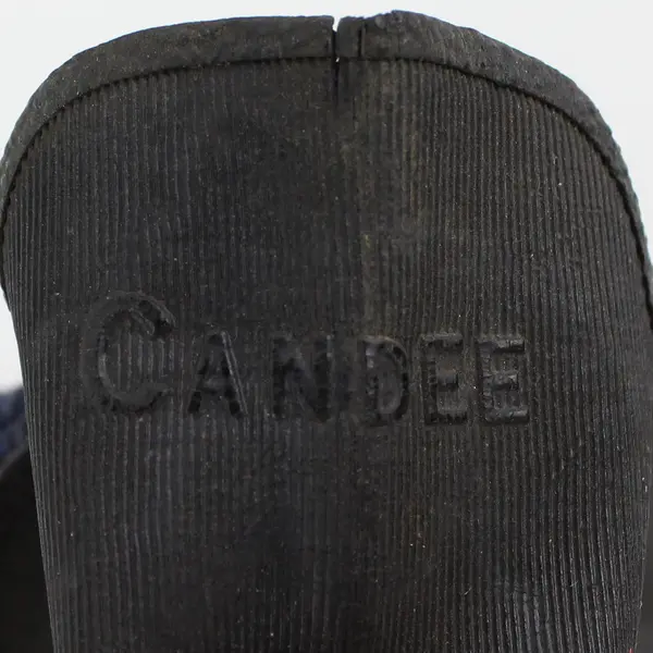 Vintage Candee Black Doll Boots