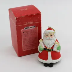 Vintage Schmid Santa Dangling Feet Ornament Christmas Tree 5in New Collectible
