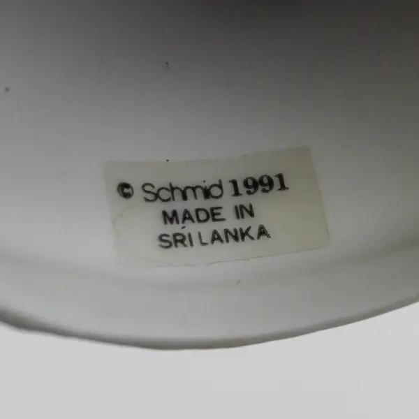 Vintage Schmid Santa Dangling Feet Ornament Christmas Tree 5in New Collectible