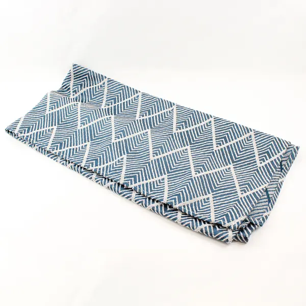 Milaran Navy Blue Arrow Tablecloth 54"X 54" Cotton/Poly Blend 