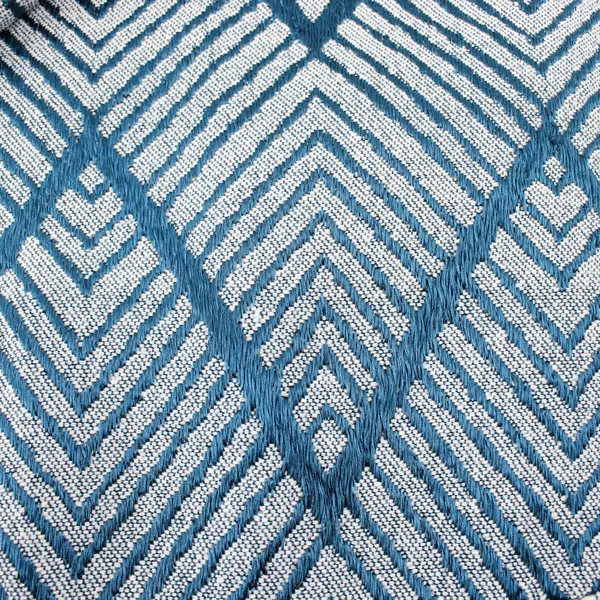 Milaran Navy Blue Arrow Tablecloth 54"X 54" Cotton/Poly Blend 