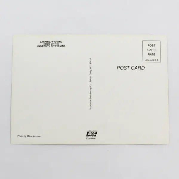 Vintage Laramie Wyoming Postcard Shoshone Distribution Company