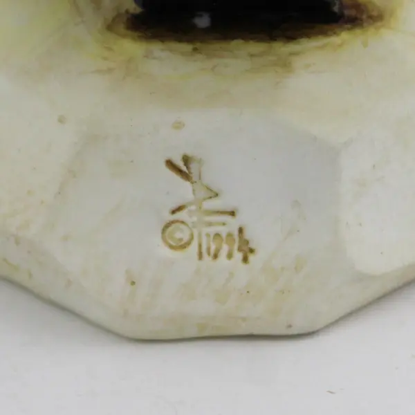 1995 David Frykman Santa Sledding Figurine Vintage Christmas Collectible