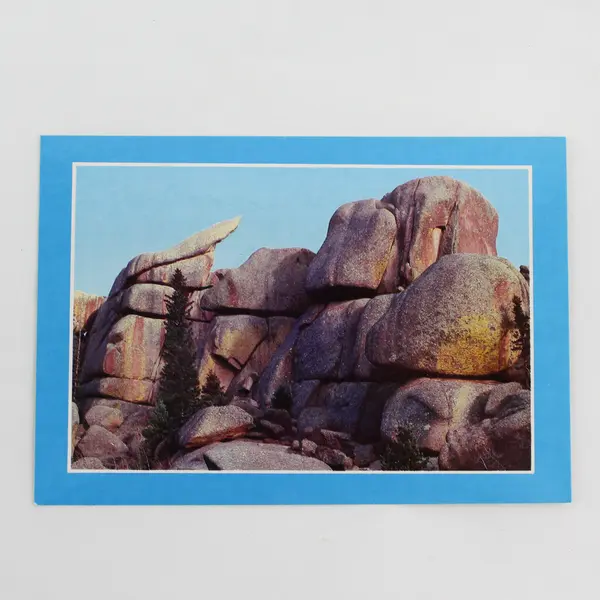 Lot Of 2 Wyoming Geological Postcards Vedauwoo Rock Tree Growing From Rock