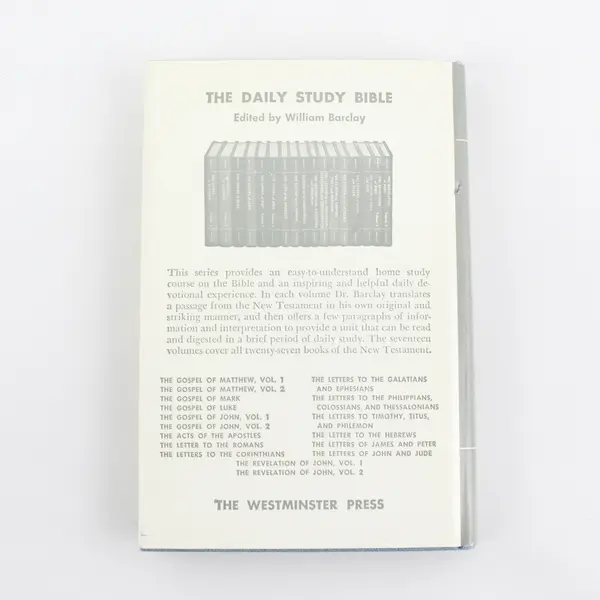 The Daily Study Bible Series The Gospel Of Luke 1956 Hardcover DJ Good Condition