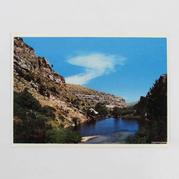 Lot Of 3 VTG Scenic Wyoming Postcards Sheep Creek Bay Mirror Lake Sinks Canyon