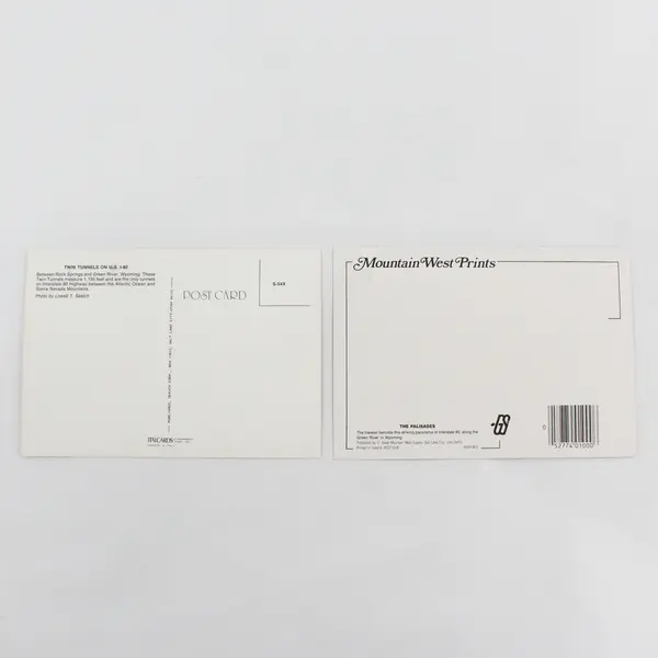 Lot Of 3 Vintage Scenic Interstate 80 Wyoming Postcards 